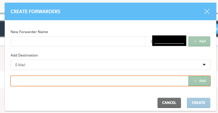 Simple steps to create email forwarders in Direct admin